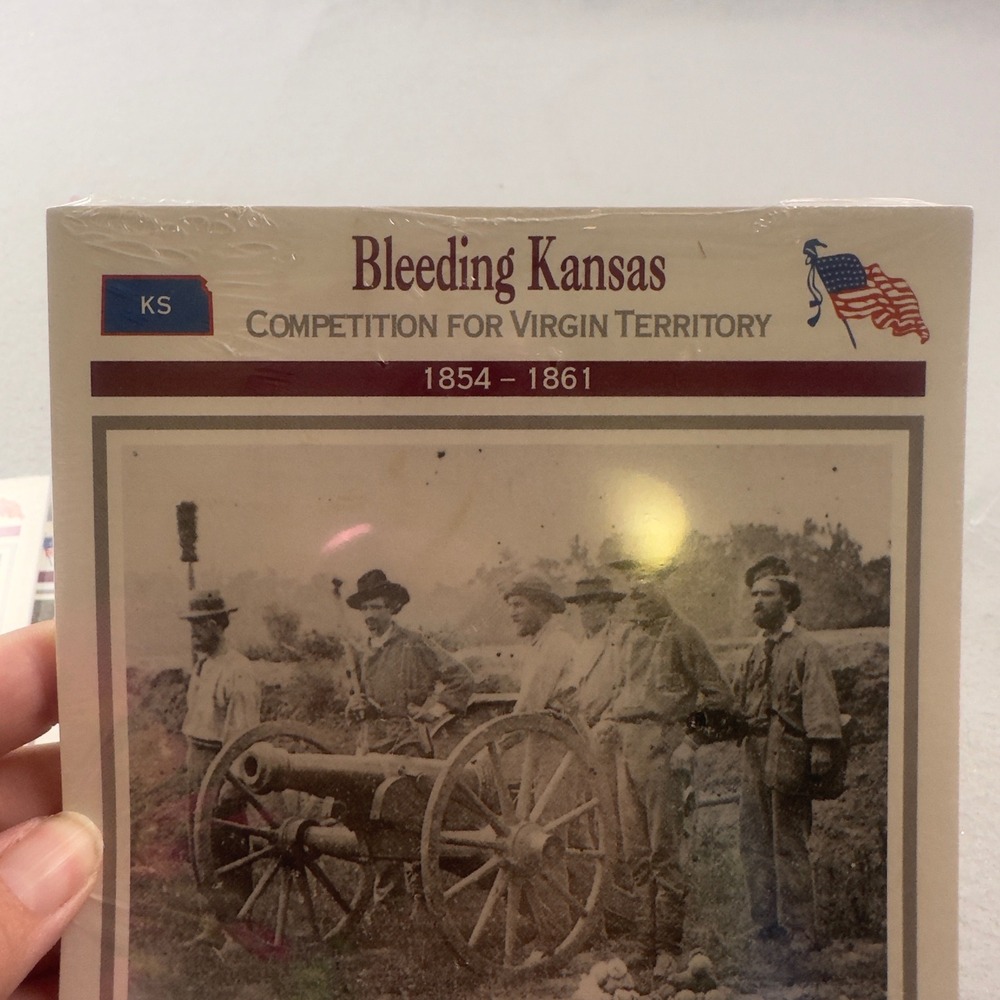 Atlas Editions Civil War History Cards Sealed Constitution Kansas Harpers Ferry - Picture 12 of 14